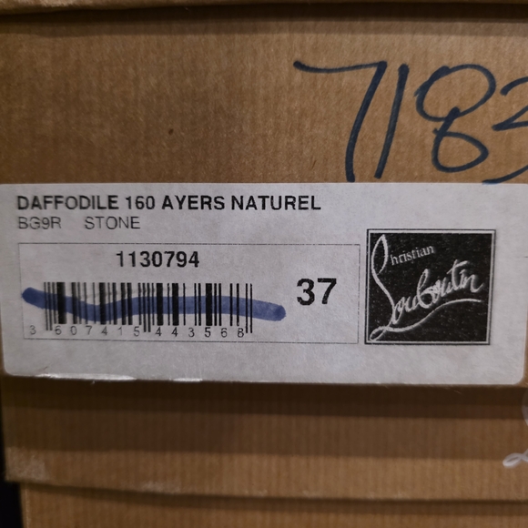 Christian Louboutin Python Platform Heels Size - Picture 2 of 2